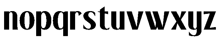 Prestion Extra Condensed Font LOWERCASE