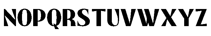 Prestion Regular Font UPPERCASE