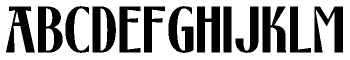 Prestion Ultra Condensed Font UPPERCASE