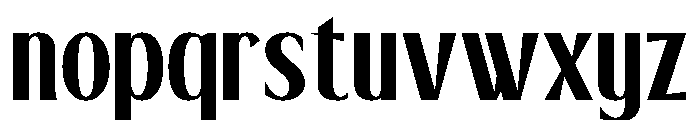 Prestion Ultra Condensed Font LOWERCASE