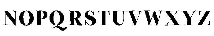 Preta Organic Font UPPERCASE
