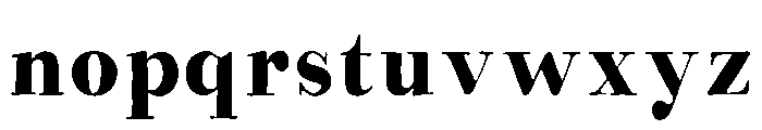 Preta Organic Font LOWERCASE