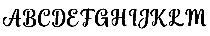 Pretty Alphabet Font UPPERCASE