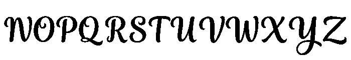 Pretty Alphabet Font UPPERCASE