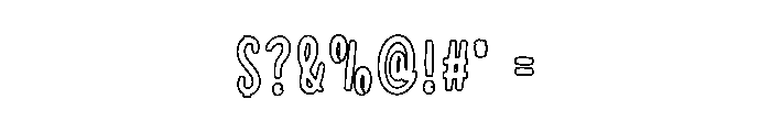 Pretty Awesome Font OTHER CHARS