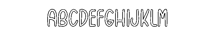 Pretty Awesome Font UPPERCASE