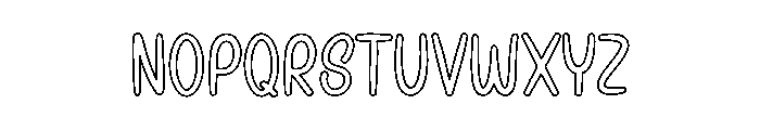 Pretty Awesome Font UPPERCASE