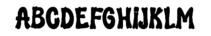 Pretty Bone Font UPPERCASE
