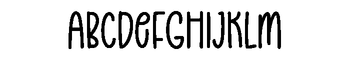 Pretty Cupcake Sans Font UPPERCASE