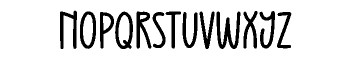 Pretty Cupcake Sans Font LOWERCASE