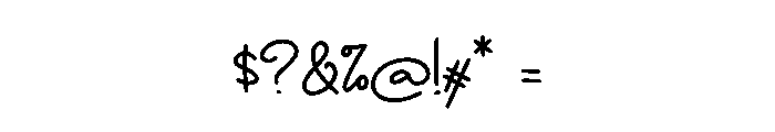 Pretty Cupcake Script Font OTHER CHARS