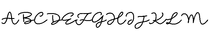 Pretty Cupcake Script Font UPPERCASE