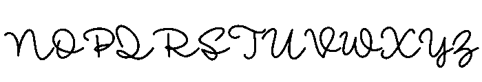 Pretty Cupcake Script Font UPPERCASE