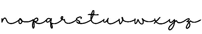Pretty Cupcake Script Font LOWERCASE