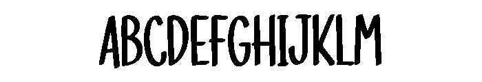 Pretty Easter Font UPPERCASE