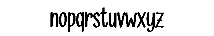 Pretty Easter Font LOWERCASE