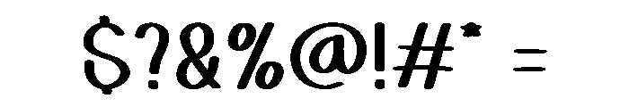 Pretty Kitten Font OTHER CHARS