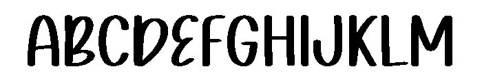Pretty Kitten Font UPPERCASE
