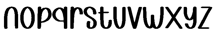 Pretty Kitten Font LOWERCASE