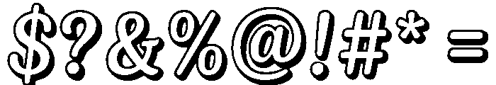 Pretty Notes Font OTHER CHARS