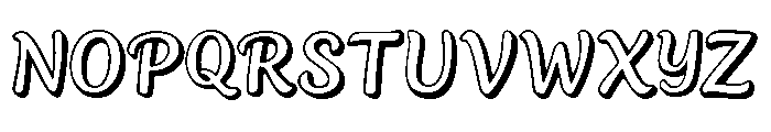 Pretty Notes Font UPPERCASE