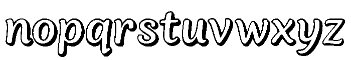 Pretty Notes Font LOWERCASE