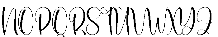Pretty Wedding Font UPPERCASE
