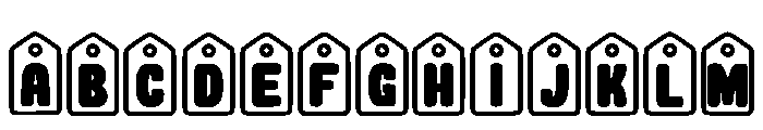 Price Tag Regular FONT