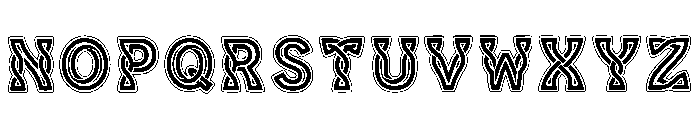 P***k Regular Font UPPERCASE