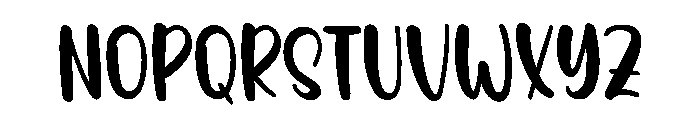 Prickly Font LOWERCASE