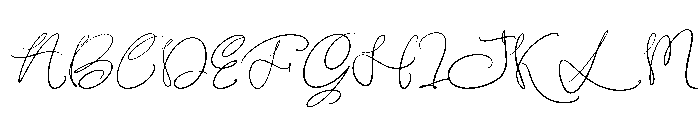 Prigale Regular Font UPPERCASE