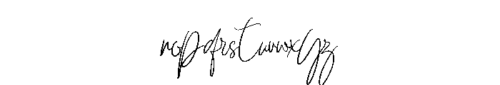 Prigale Regular Font LOWERCASE