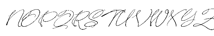 Prigale Slant Regular Font UPPERCASE