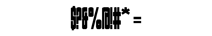 Primate Regular Font OTHER CHARS