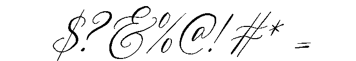 Prime Academy Script Font OTHER CHARS