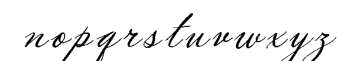 Prime Academy Script Font LOWERCASE