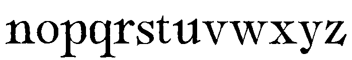 Prime Academy Serif Font LOWERCASE