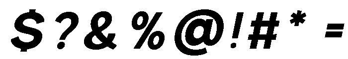 Prime Nordic Bold Italic Font OTHER CHARS