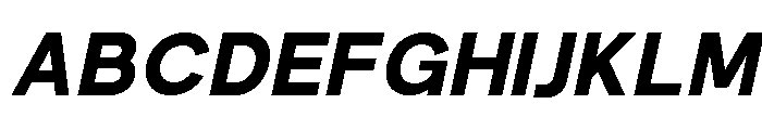 Prime Nordic Bold Italic Font UPPERCASE