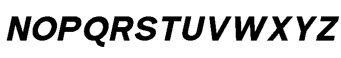 Prime Nordic Bold Italic Font UPPERCASE