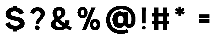 Prime Nordic Bold Font OTHER CHARS