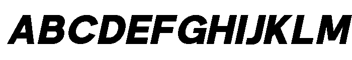 Prime Nordic Extra Bold Italic Font UPPERCASE