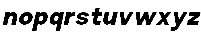 Prime Nordic Extra Bold Italic Font LOWERCASE