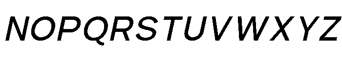 Prime Nordic Italic Font UPPERCASE