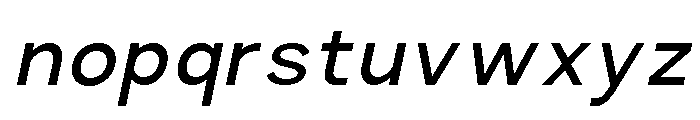 Prime Nordic Italic Font LOWERCASE
