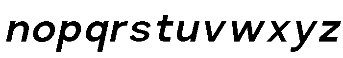 Prime Nordic Medium Italic Font LOWERCASE