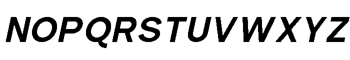 Prime Nordic Semi Bold Italic Font UPPERCASE