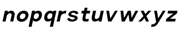 Prime Nordic Semi Bold Italic Font LOWERCASE