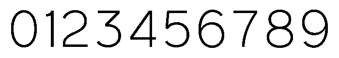 Prime Nordic Thin Font OTHER CHARS