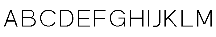 Prime Nordic Thin Font UPPERCASE